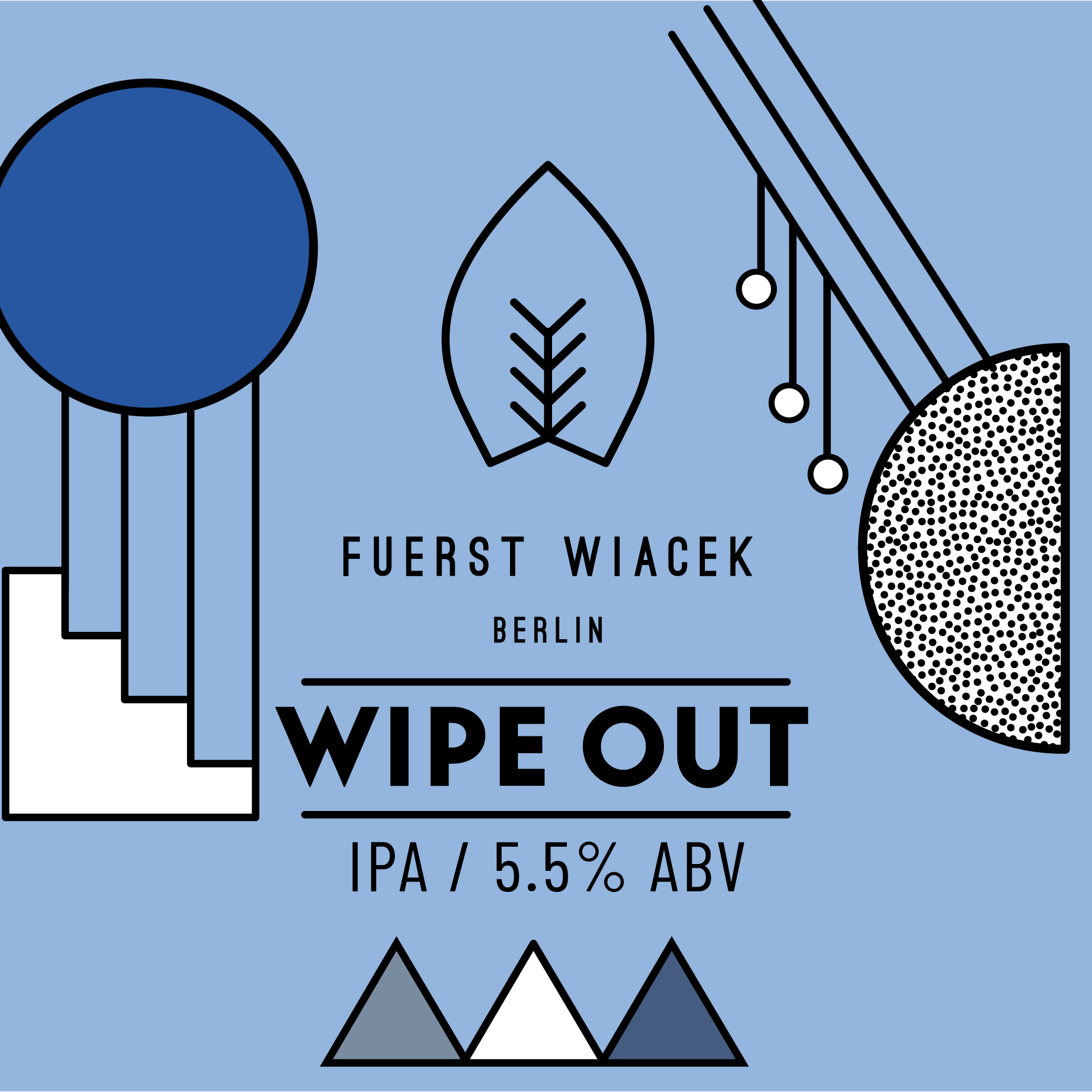 Wipeout IPA 5,5% 30 l KeyKeg | Brill